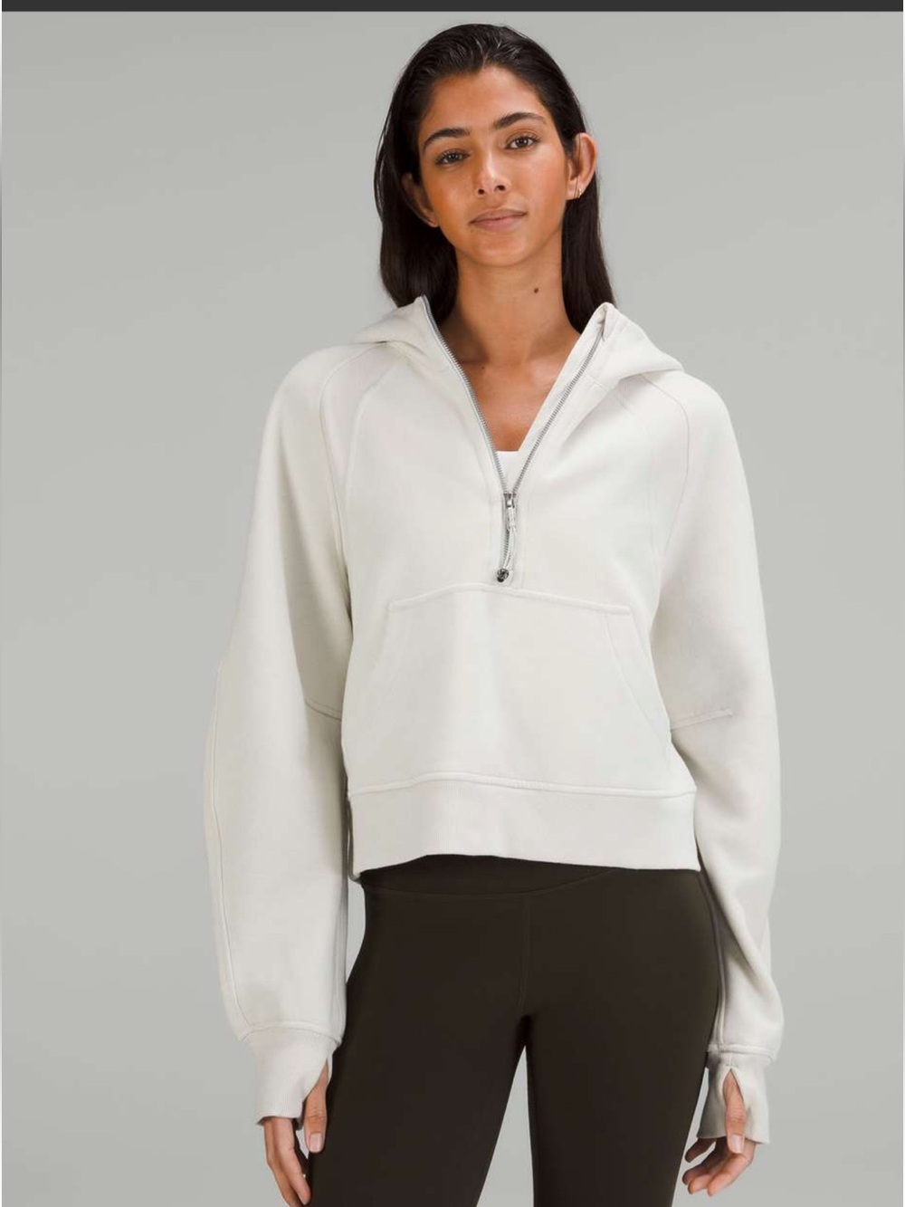 Lululemon Scuba Oversized Half-Zip Hoodie
Bone-M/L